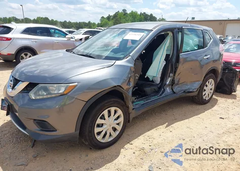 2015 Nissan Rogue S z USA, uszkodzony, nr VIN 5N1AT2MV4FC855848